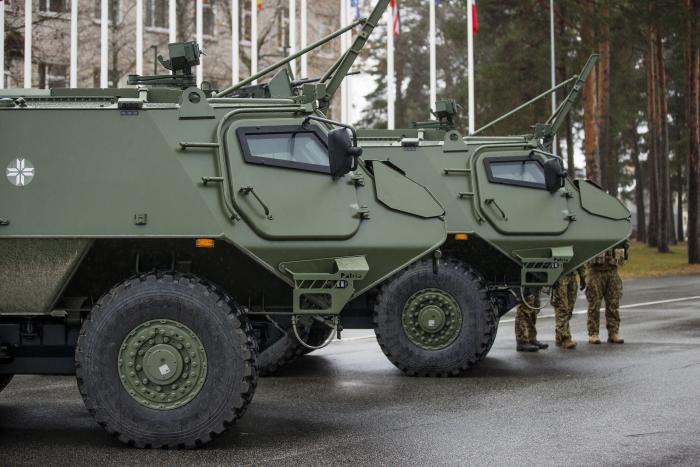 Bruņutransportieru "Patria 6x6" prezentācijas pasākums Ādažu militārajā bāzē/ vsrž. Gatis Indrēvics/Aizsardzības ministrija