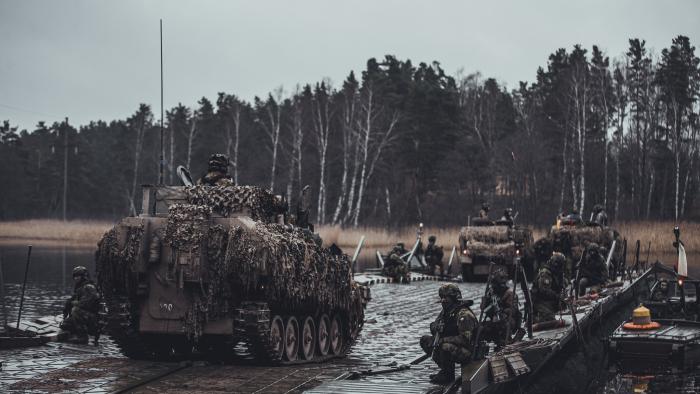 Foto: Starptautiskās militārās mācības "Winter Shield" Ādažu poligonā/Armīns Janiks/Aizsardzības ministrija