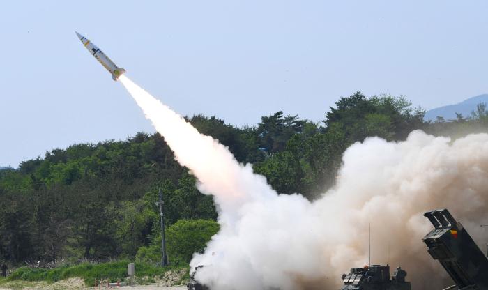 ATACMS raķetes palaišana / Foto: AFP/Scanpix