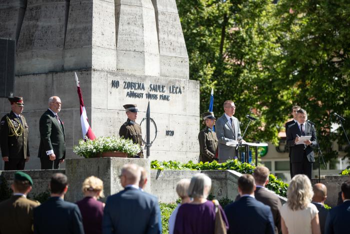 Cēsu kauju 105. gadadiena / Foto: Gatis Dieziņš/Aizsardzības ministrija