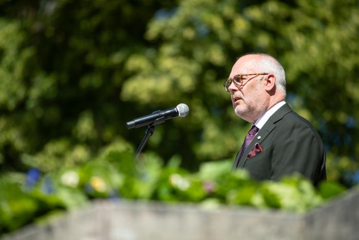 Igaunijas prezidents Alars Kariss / Foto: Gatis Dieziņš/Aizsardzības ministrija