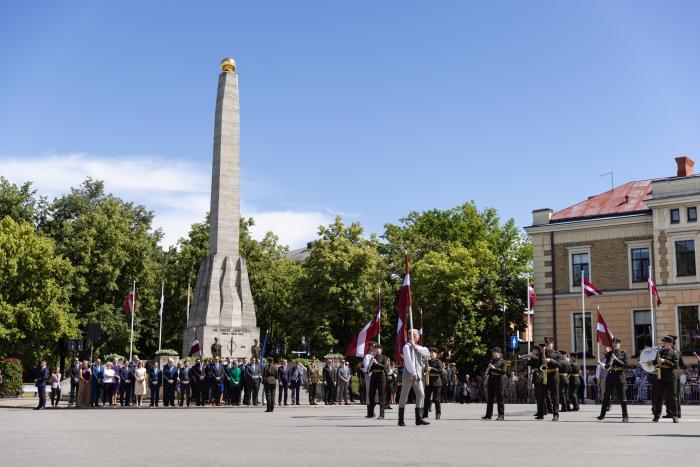 Cēsu kauju 105. gadadiena / Foto: Gatis Dieziņš/Aizsardzības ministrija