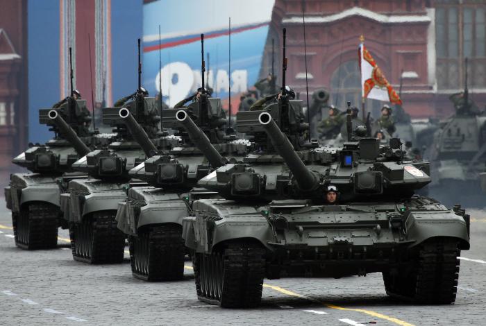 Krievijas T-90 tanki / Foto: Reuters/Scanpix