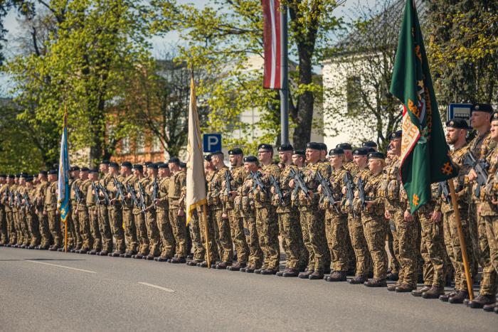 Latvijas Republikas neatkarības atjaunošanas 34. gadadiena / Foto: srž. Ēriks Kukutis/Aizsardzības ministrija