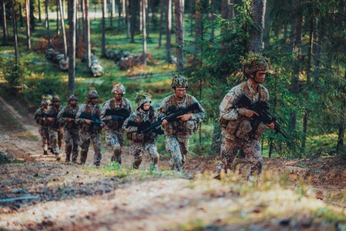 Rezervista militārās apmācības kurss / Foto: Armīns Janiks/Aizsardzības ministrija