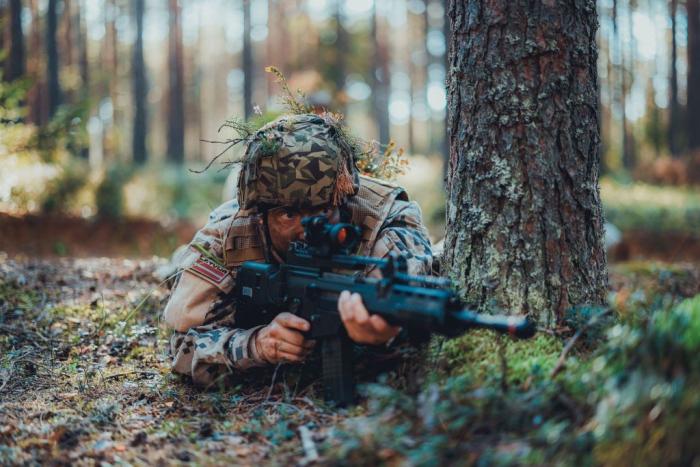 Rezervista militārās apmācības kurss / Foto: Armīns Janiks