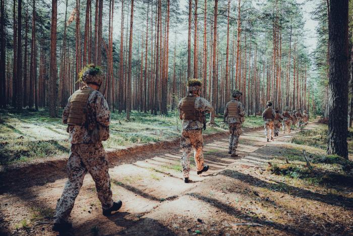 Rezervista militārās apmācības kurss / Foto: Armīns Janiks