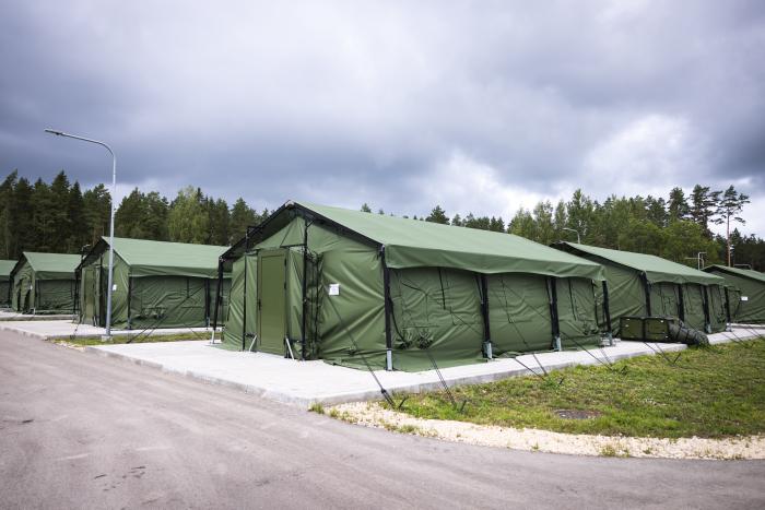 Telšu pilsēta militārajā bāzē "Strautiņi" / Foto: Sargs.lv