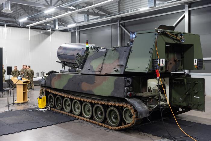 Pašgājējhaubices M109A5O mācību simulators