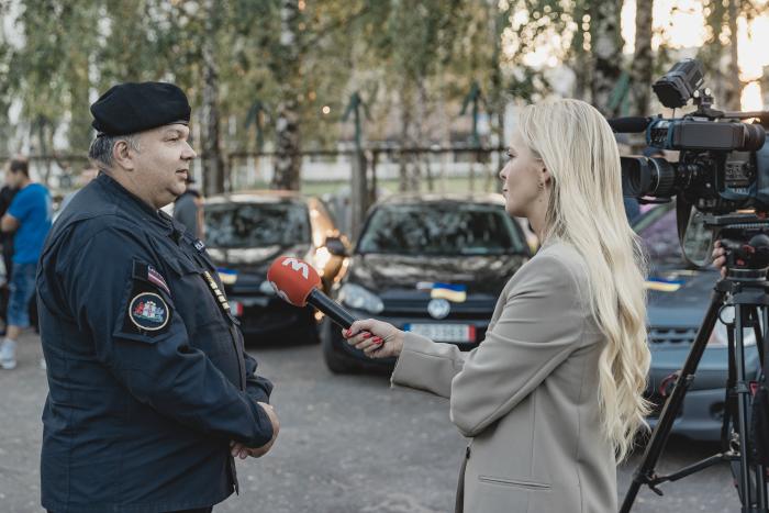 Fonda "Uzņēmēji mieram" un Jūras spēku organizētais palīdzības konvojs uz Ukrainu