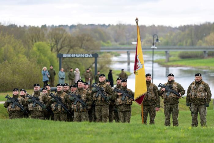 Zemessardzes 4. Kurzemes brigādes komandiera svinīgā maiņas ceremonija