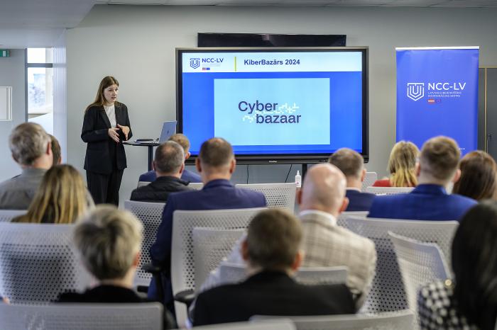 Bilde ar aicinājumu pievienoties Cyberbazaar 2024