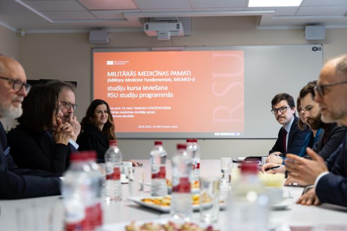 RSU prezentācija ministrijas pārstāvjiem