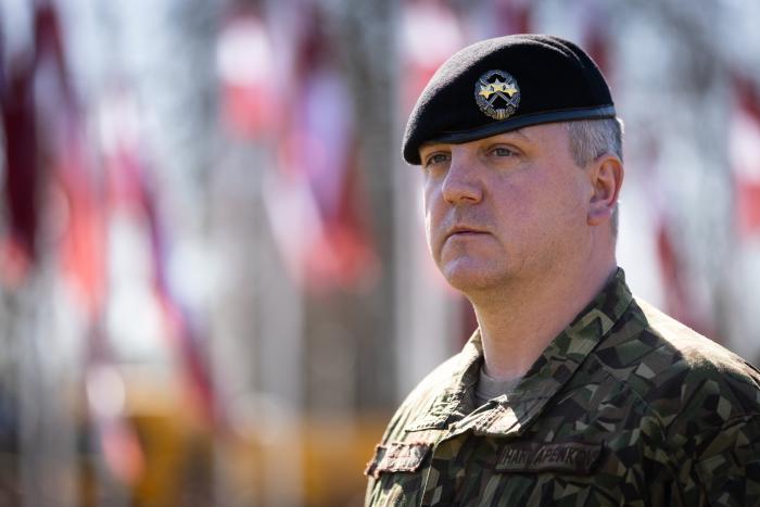 Foto: Zemessardzes 2. Vidzemes brigādes komandiera maiņas ceremonija / Gatis Dieziņš / Aizsardzības ministrija