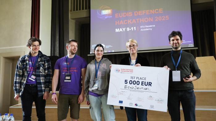 Noslēdzies starptautiskais aizsardzības inovāciju hakatons «EUDIS Defence» Rēzeknē