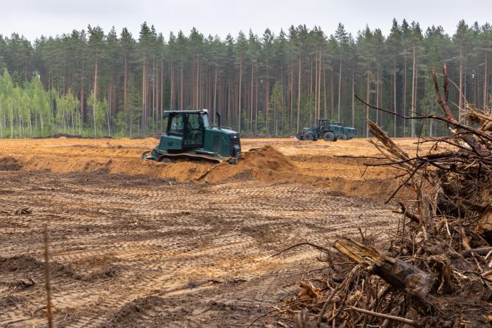 Poligona būvniecības darbi