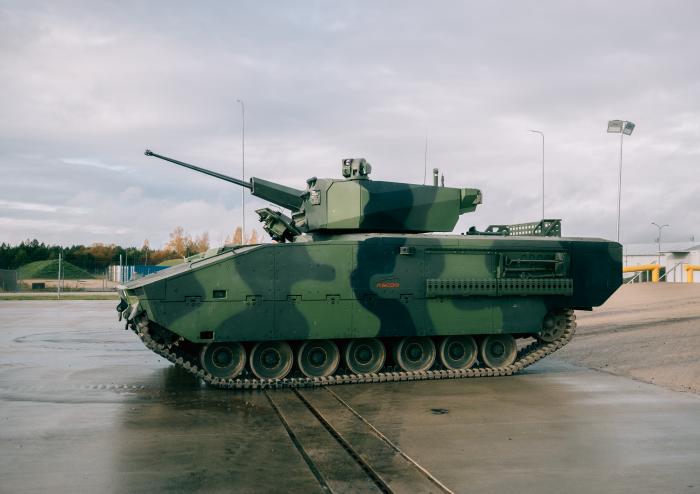 Foto: NBS aizvadītie kājnieku kaujas mašīnu testi / NBS / Aizsardzības ministrija