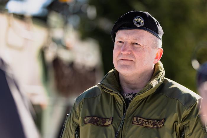 Zemessardzes 2.Vidzemes brigādes 31.kājnieku bataljona komandieris pulkvežleitnants Jānis Freimanis