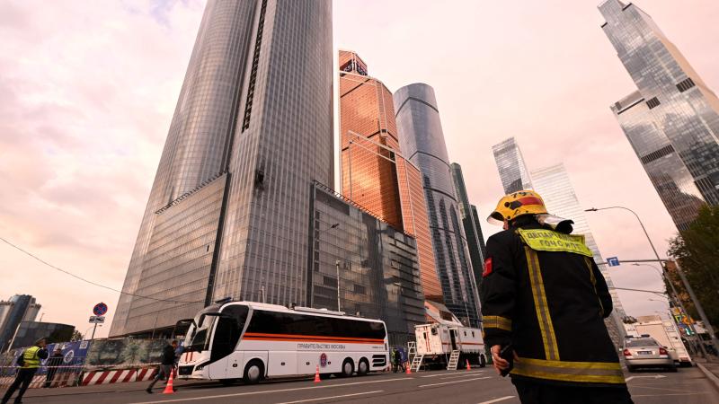 Maskavas centrs pēc dronu uzbrukuma