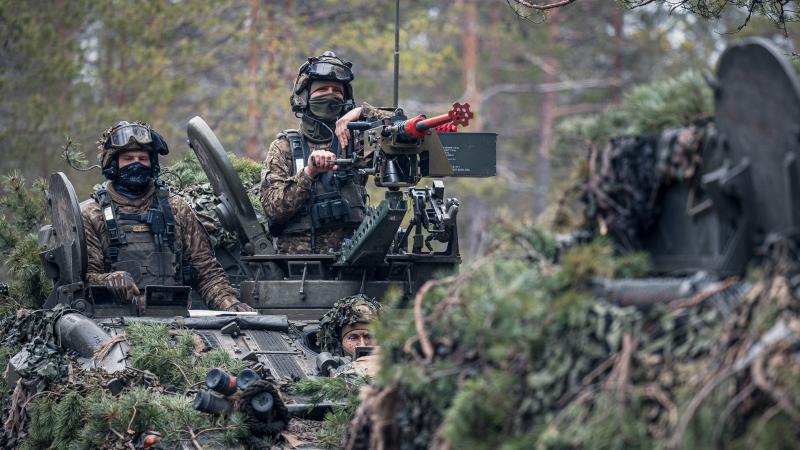 NBS karavīri piedalās militārajās mācībās "Arrow 2024" Somijā