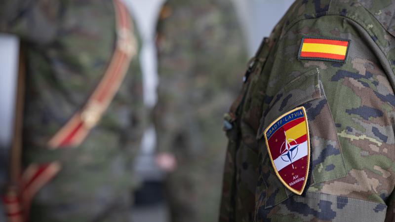 Spānijas karavīri Latvijā