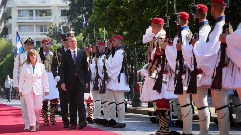 Valsts prezidents Edgars Rinkēvičs vizītē Grieķijā