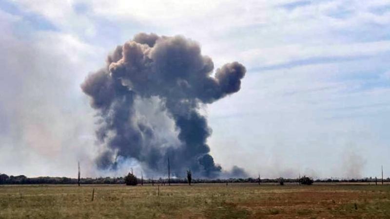 Ukrainas raķešu trieciens Saki lidlaukam Krievijas okupētajā Krimas pussalā