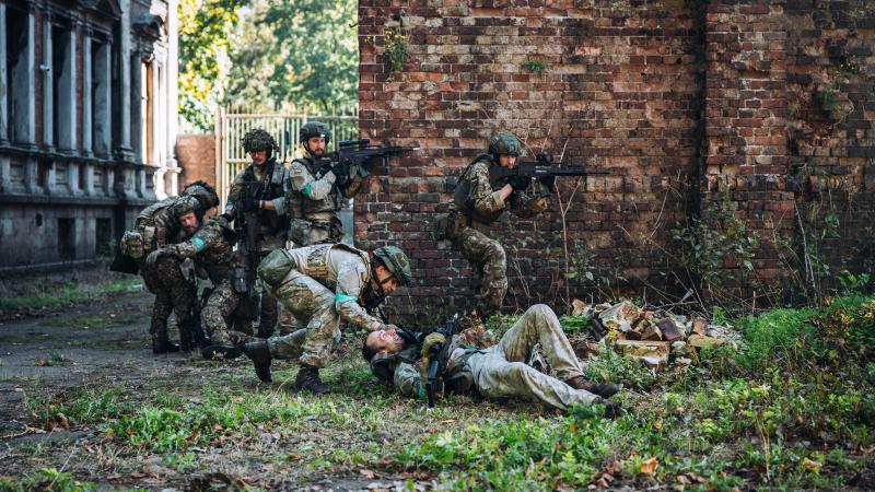 "Cordon and search" operācija bijušajā Liepājas linoleja rūpnīcā